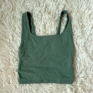 Teal Tank with Twist back